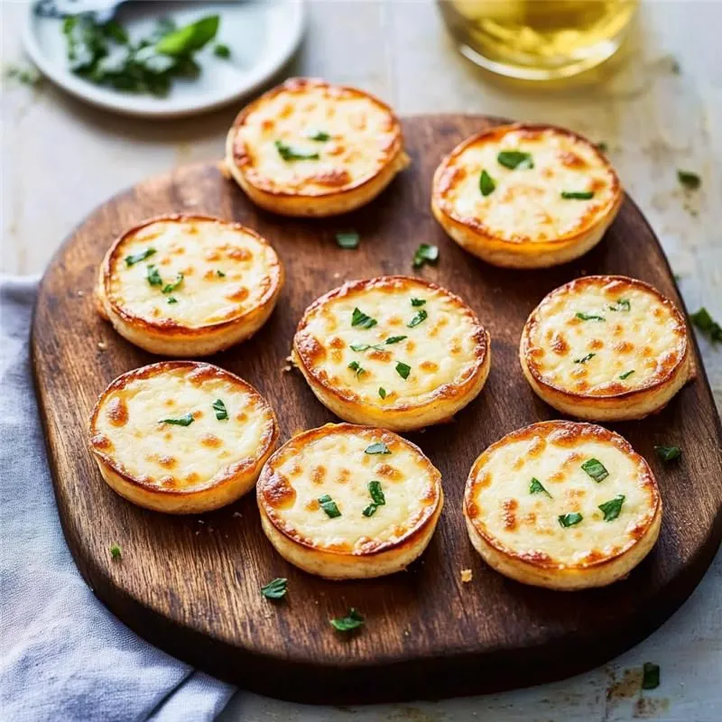 9 Mini pizzas au fromage