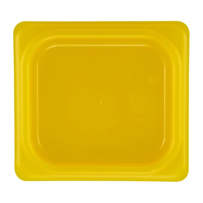 Couvercle hermétique en polypropylène GN 1/6 Cambro Safetrak IML jaune