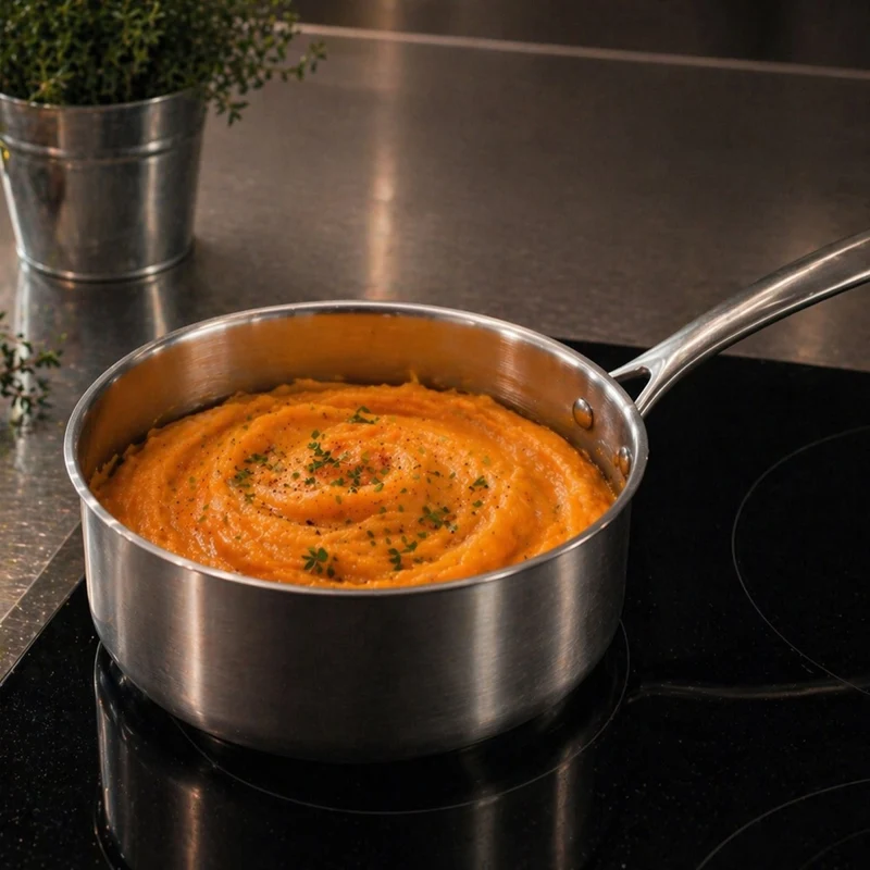 Casserole Triply en acier inoxydable triple couche 18 cm 🇫🇷