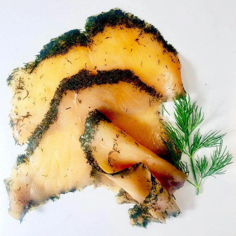 Saumon gravlax mi-fumé de l'Atlantique