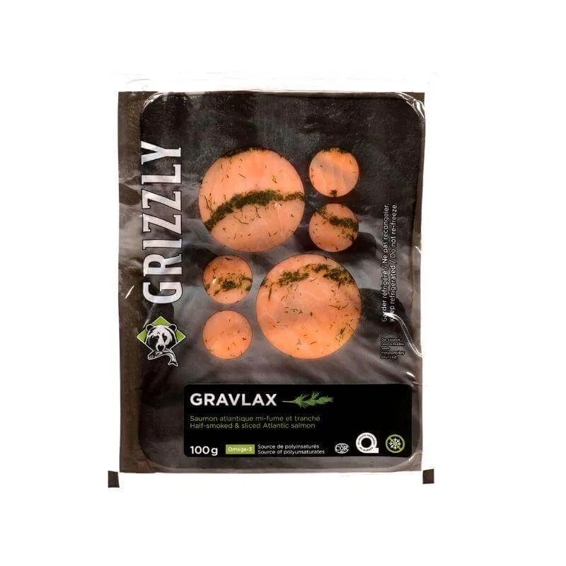 Saumon gravlax mi-fumé de l'Atlantique