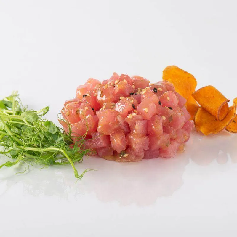 Tartare de thon avec marinade asiatique