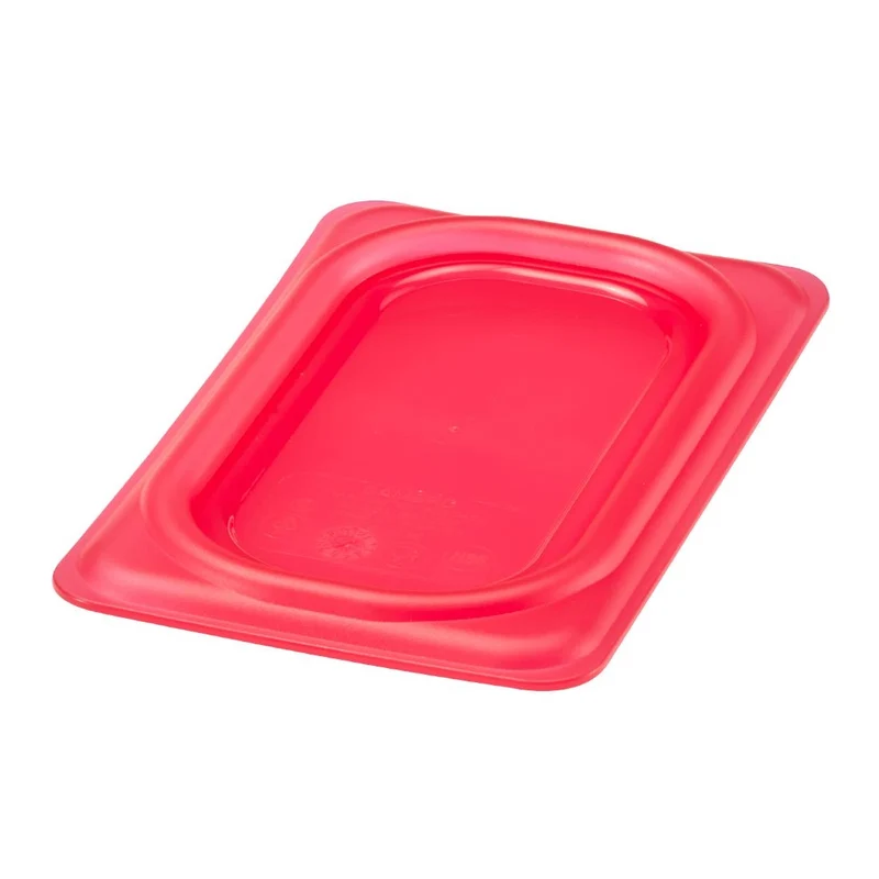 Couvercle hermétique en polypropylène GN 1/9 Cambro Safetrak IML rouge