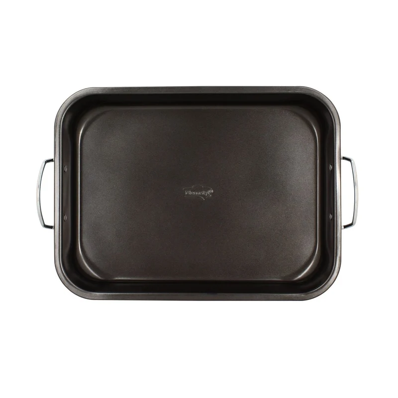 Plat rôtisserie Amandine en acier carbone 37 cm