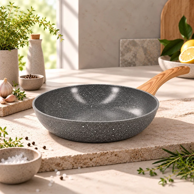 Poêle Cannelle en aluminium forgé 28 cm