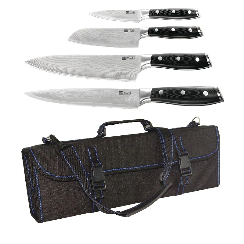 Offre spéciale : Ensemble de 4 couteaux et étui Vogue Tsuki série 7