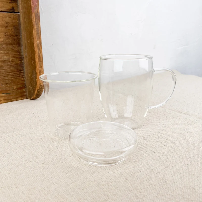 Tisanière en verre borosilicate 0,45L