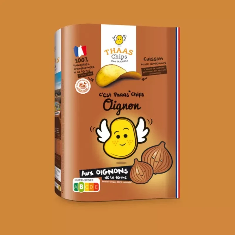 Chips oignon "oignon de la ferme" - 120g