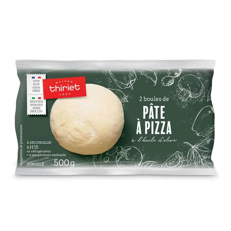 2 Boules de pâte à pizza
