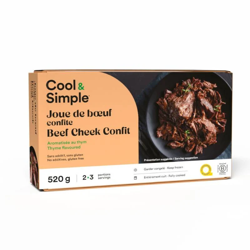 Joue de boeuf confite