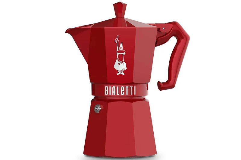 Cafetière italienne Bialetti Moka Exclusive rouge