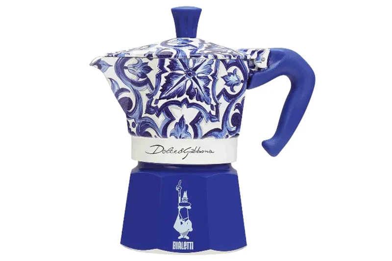 Cafetière italienne Bialetti Moka Exclusive Dolce & Gabbana Blu Mediterraneo