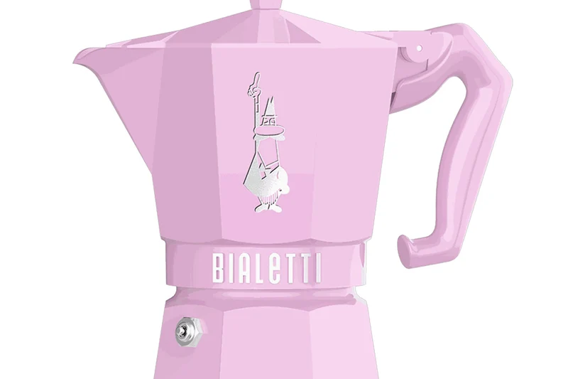 Cafetière italienne Bialetti Moka Exclusive rose