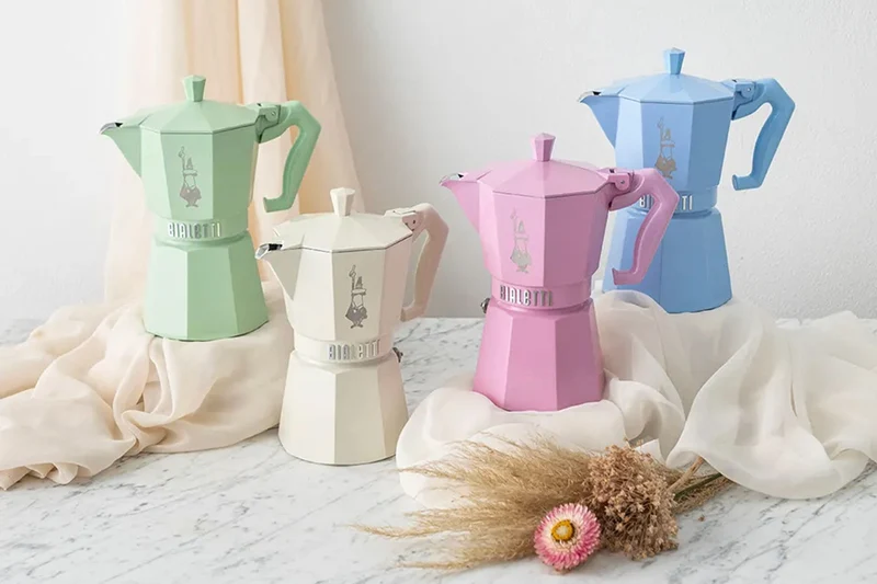 Cafetière italienne Bialetti Moka Exclusive rose