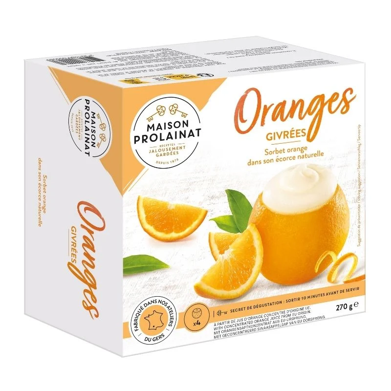 4 Oranges givrées