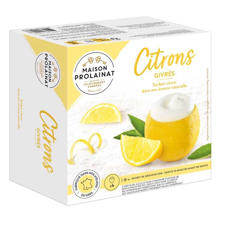 4 Citrons givrés