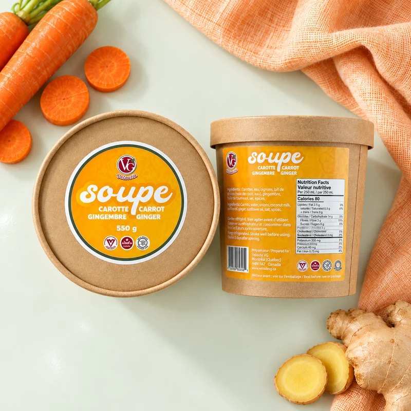 Soupe carotte gingembre