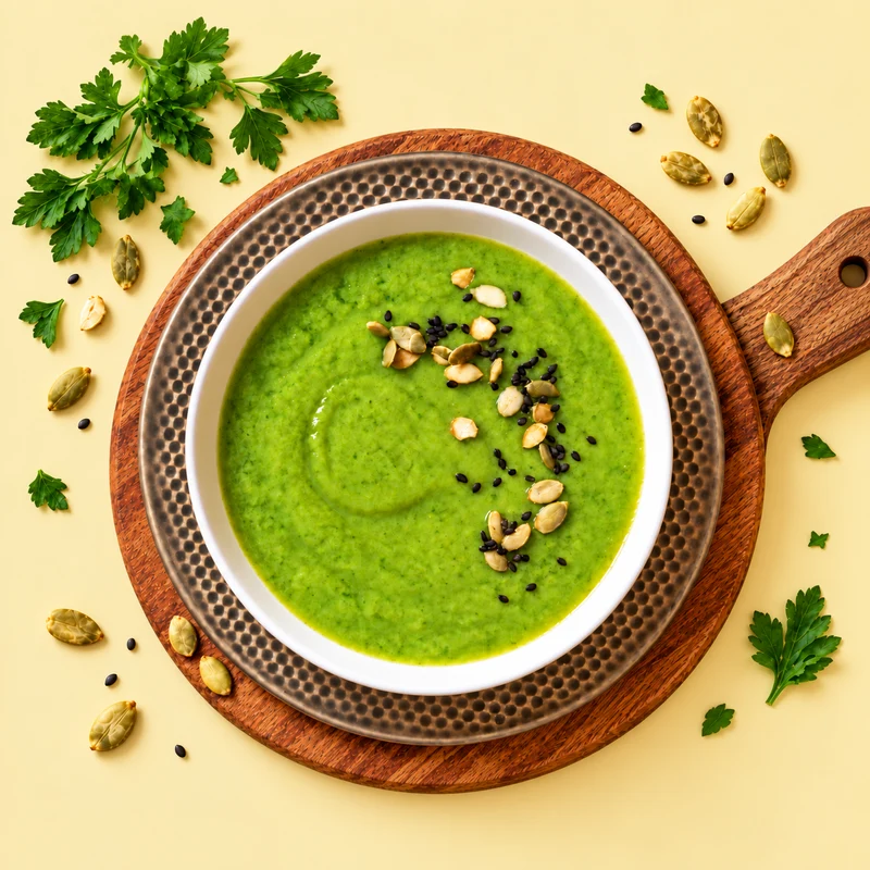 Soupe aux pois verts