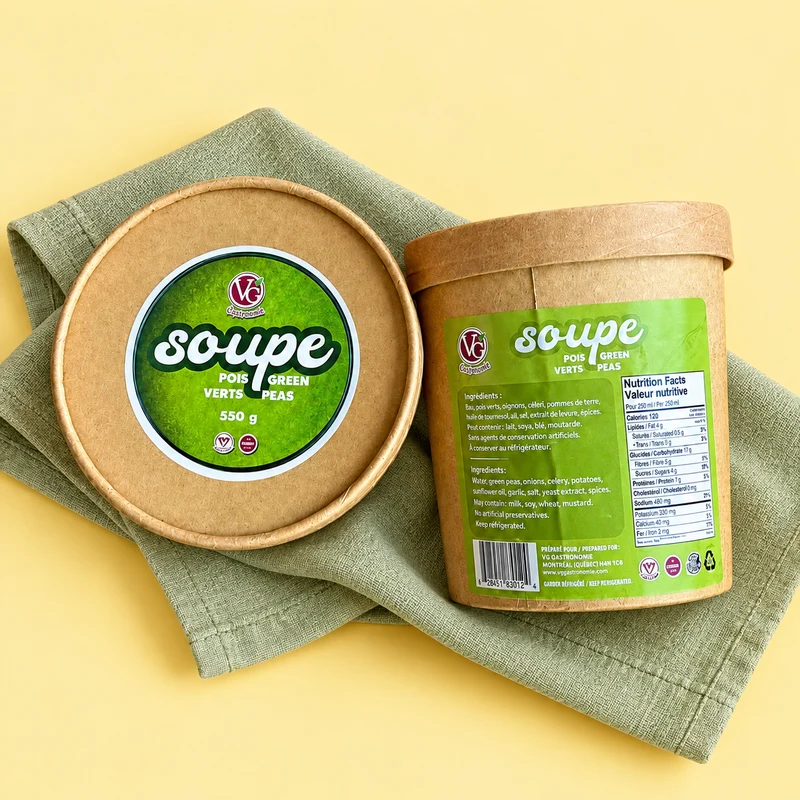 Soupe aux pois verts
