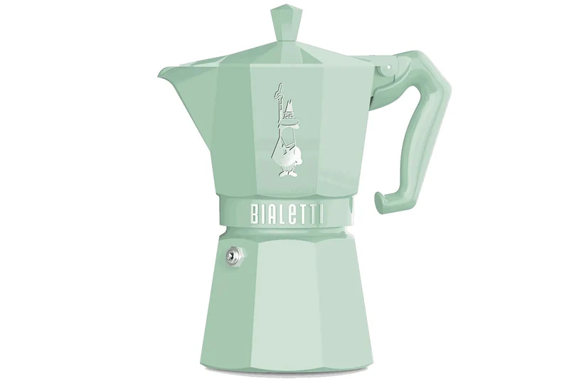 Cafetière italienne Bialetti Moka Exclusive vert pastel