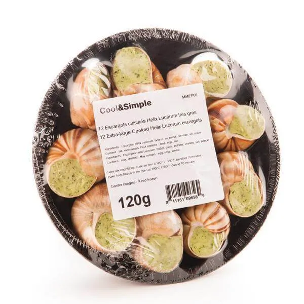 12 Escargots au beurre persillé