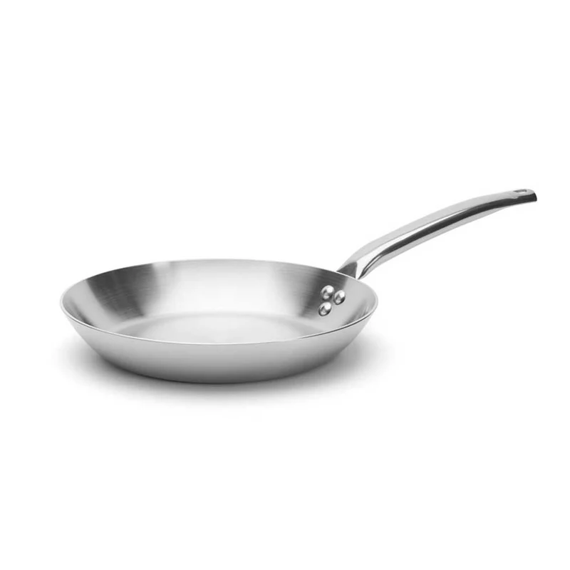 Lot de 3 Poêles Alchimy Inox - de BUYER