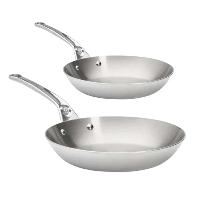 Lot de 2 Poêles Affinity Inox - de BUYER