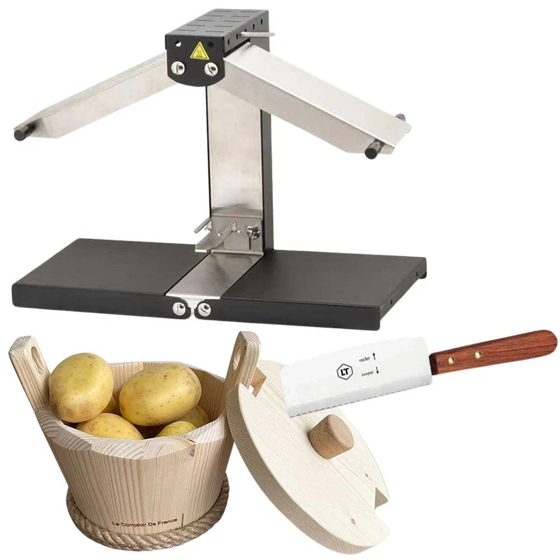 Appareil à Raclette Brézière avec couteau spécial Raclette et Patatière - Louis Tellier