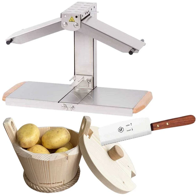 Appareil à Raclette Brézière avec couteau spécial Raclette et Patatière - Louis Tellier