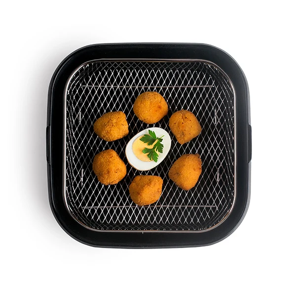 Lot 3 paniers carrés pour friteuse à air chaud Ibili