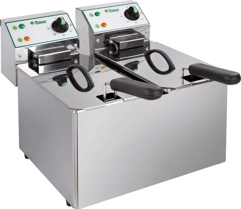 FIMAR Friteuse double FR44N - 4 + 4 L