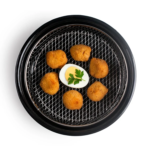 Lot 3 paniers ronds pour friteuse à air chaud Ibili