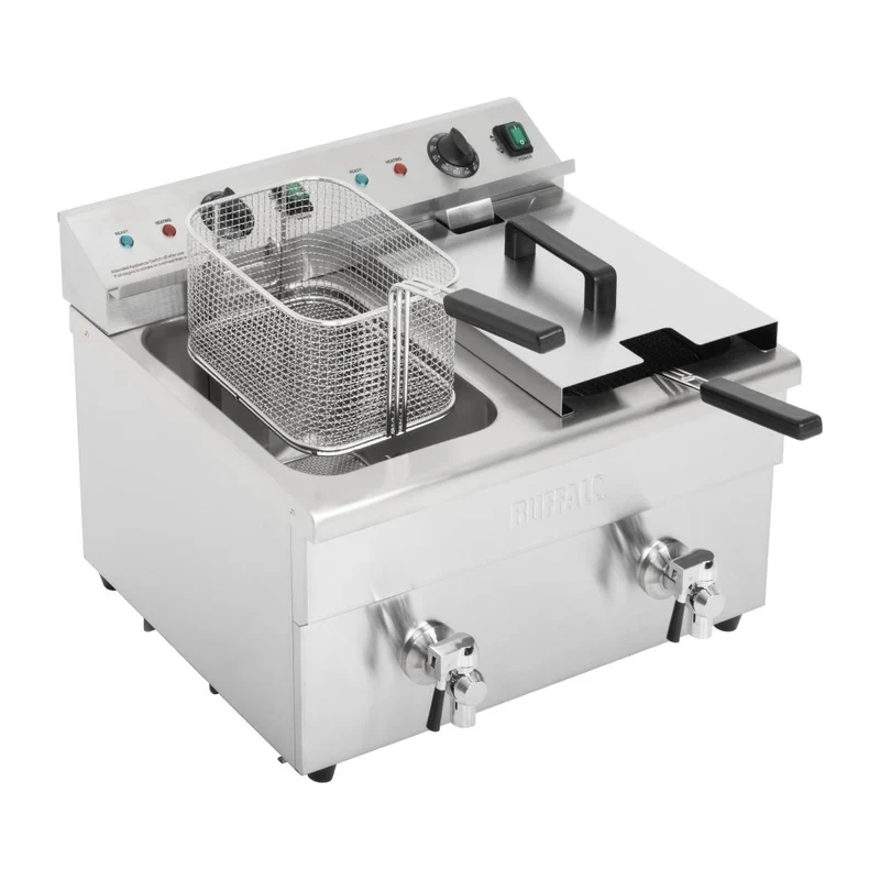 Friteuse induction double Buffalo 2 x 3 kW