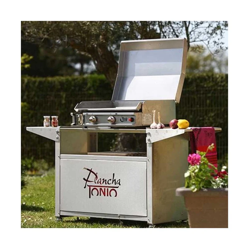Couvercle Plancha Gaz 2 feux TONIO BAILA NEVADA BENTO - PLANCHA TONIO