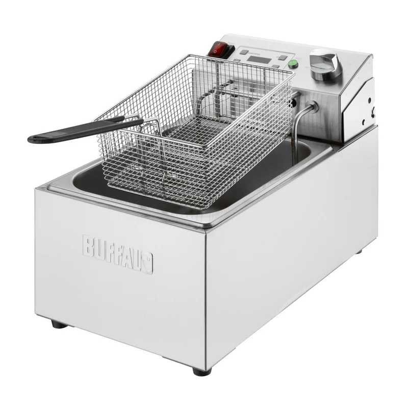 Friteuse électrique simple avec minuterie Buffalo 5L