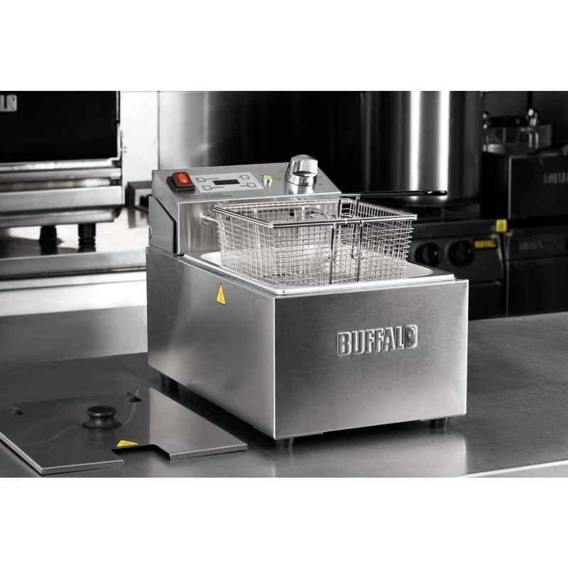 Friteuse électrique simple avec minuterie Buffalo 5L