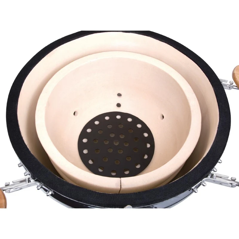 Barbecue kamado sur chariot avec tablettes Buffalo