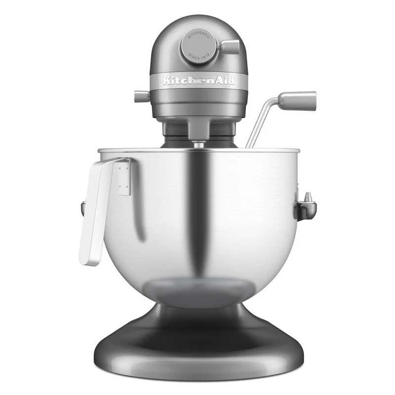 Robot pâtissier professionnel à bol relevable Kitchenaid 6,6 L gris argent 5KSM70JPXBCU