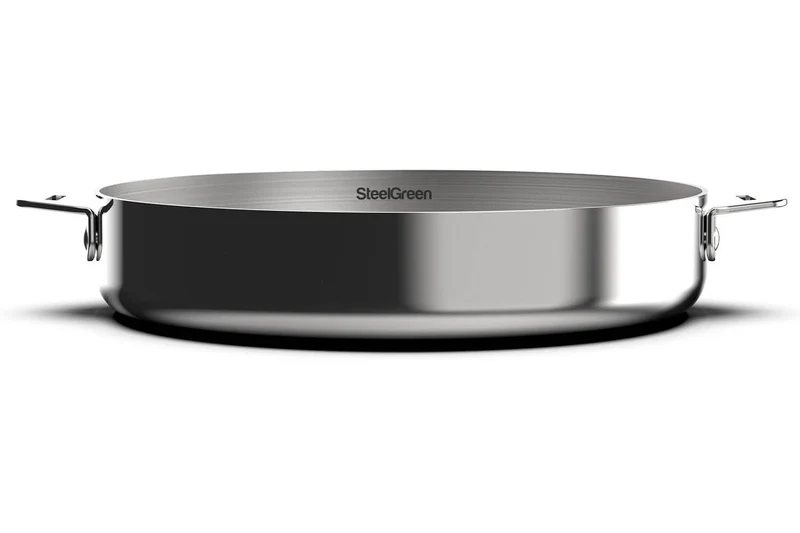 Coffret trio poêles et casserole Cookut La Merveilleuse en inox finition miroir