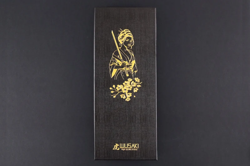 Coffret 2 couteaux Wusaki Sakin Damas 10Cr Chef + Office