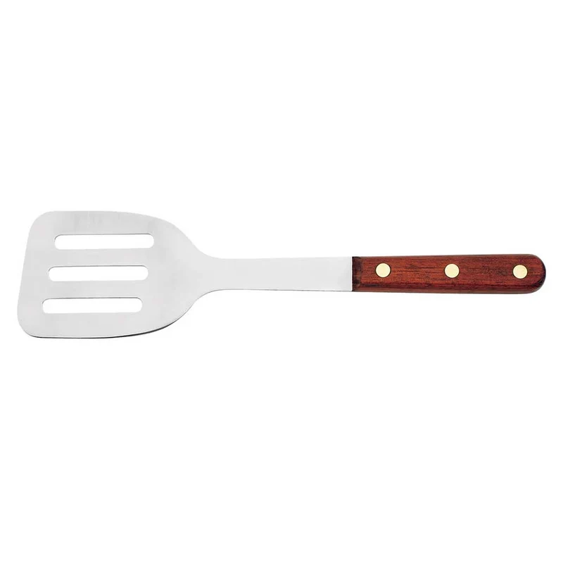 Pelle arrondie inox manche en bois Plancha ou BBQ - Au Nain