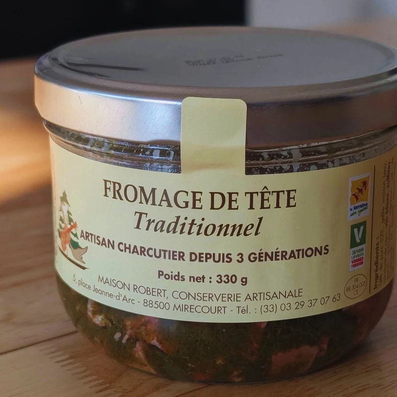 🐷 Fromage de tête traditionnel – Maison Robert (Vosges) 🇫🇷