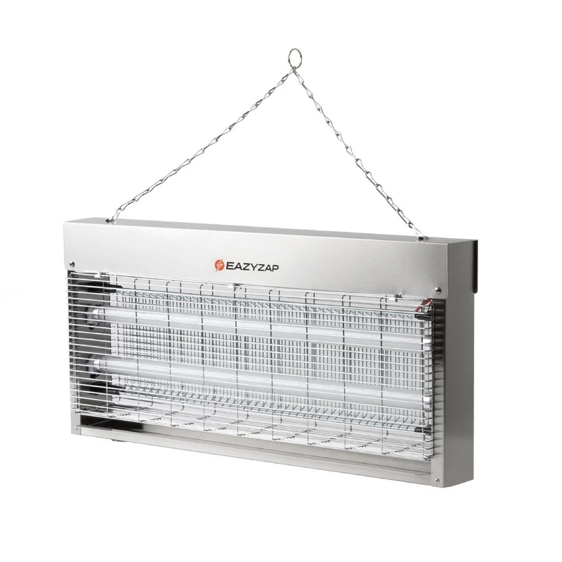 Désinsectiseur LED en inox brossé Eazyzap 20W