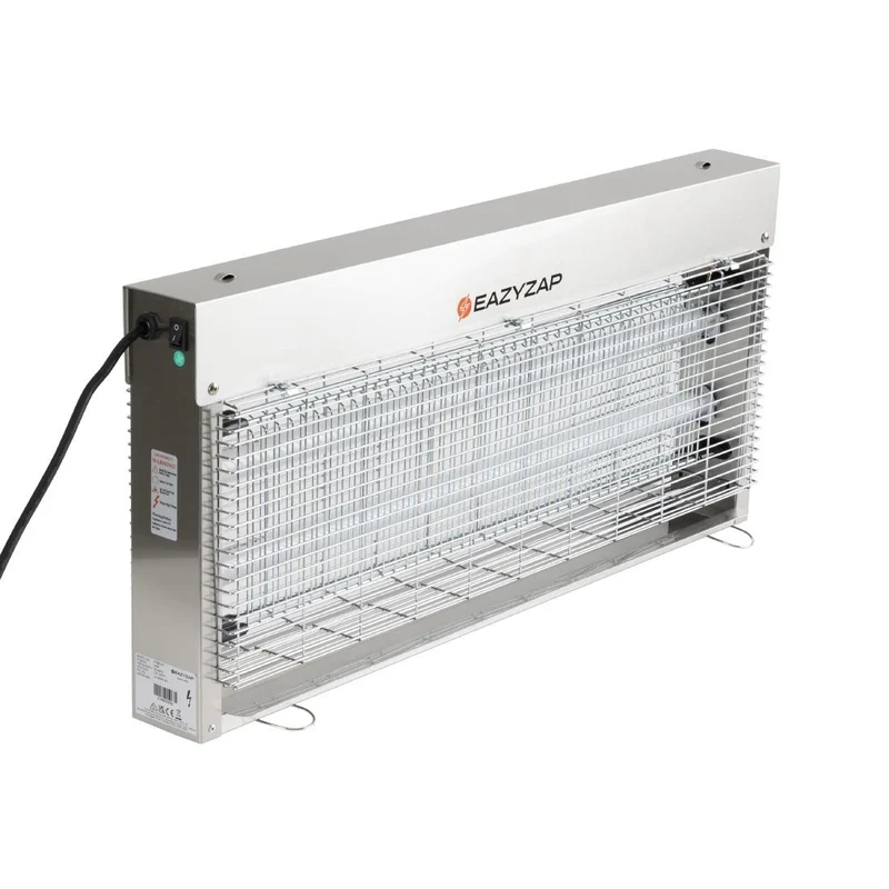 Désinsectiseur LED en inox brossé Eazyzap 20W