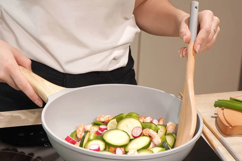 Set de 3 ustensiles Cookut en bois pour L'Incroyable Poêle et L'Incroyable Wok