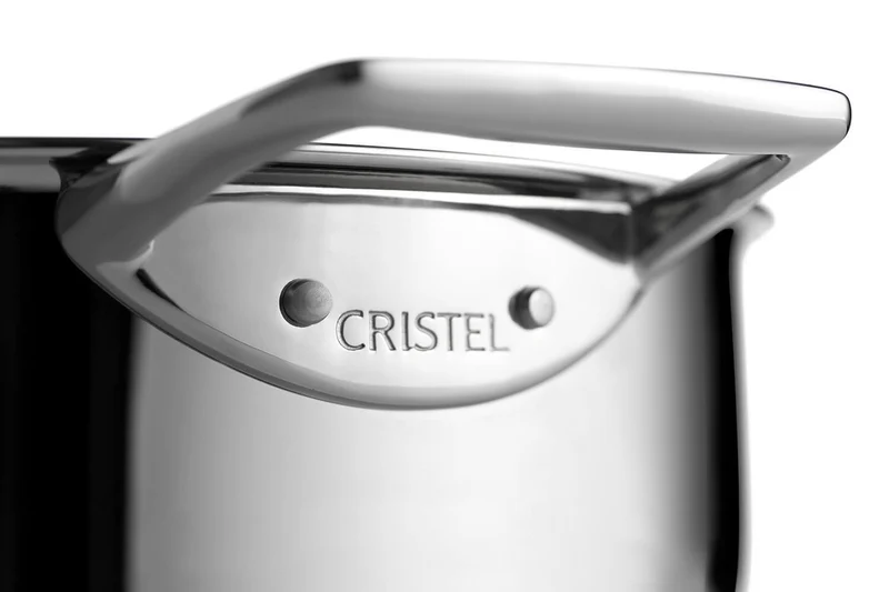 Marmite Cristel Castel'Pro en acier inoxydable 18/10 3 ply + couvercle tout inox