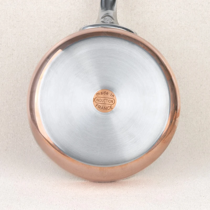 Sauteuse droite cuivre prima matera induction