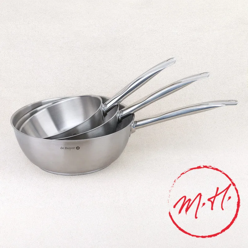 Sauteuse bombée inox de Buyer Prim'appety