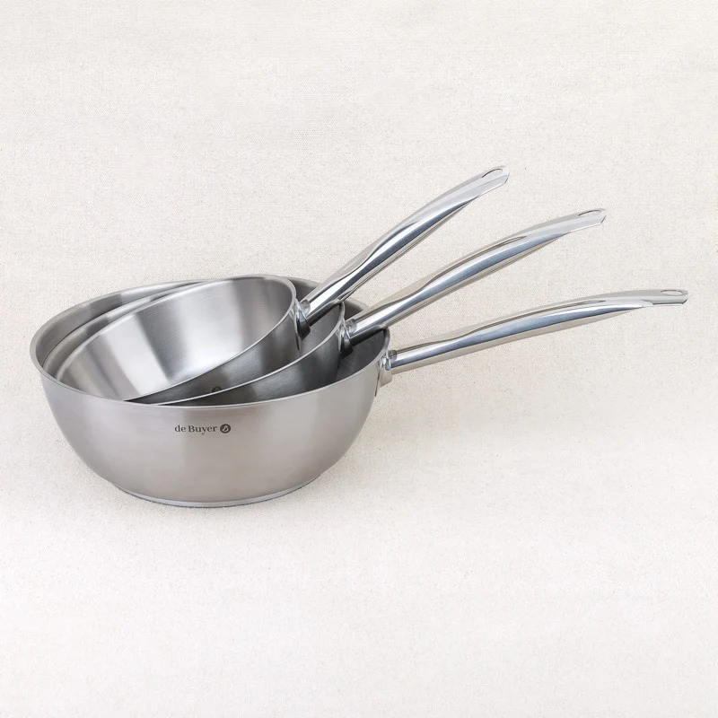 Sauteuse bombée inox de Buyer Prim'appety