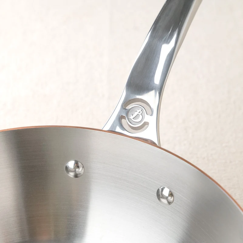 Sauteuse bombée cuivre prima matera induction ø 24cm